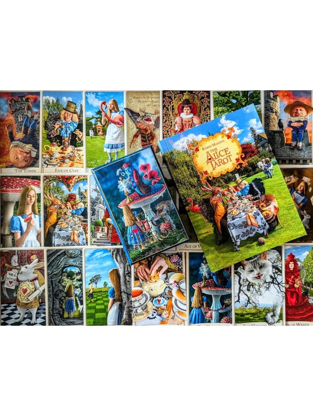 Baba Studios The ALICE Tarot 2nd Ed OOP w/ SIGNED Book STUNNING